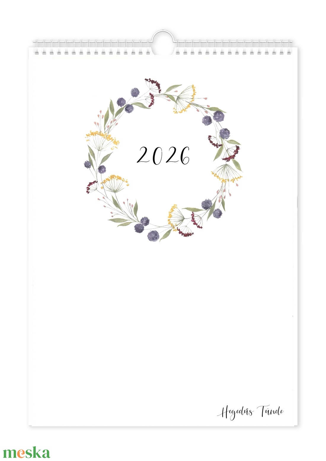2026 falinaptár - otthon & életmód - dekoráció - fali és függő dekoráció - falinaptár & öröknaptár - Meska.hu