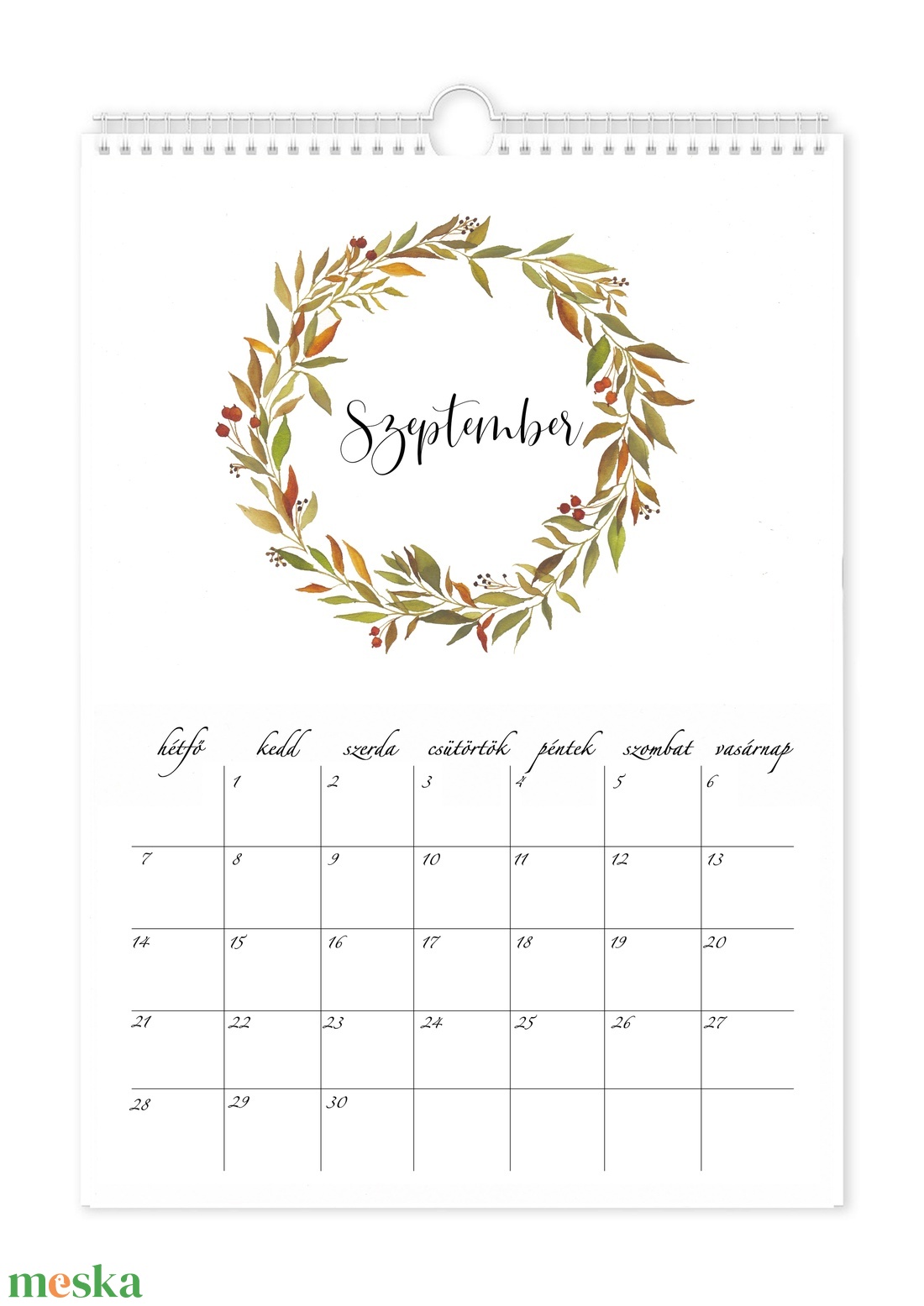 2026 falinaptár - otthon & életmód - dekoráció - fali és függő dekoráció - falinaptár & öröknaptár - Meska.hu