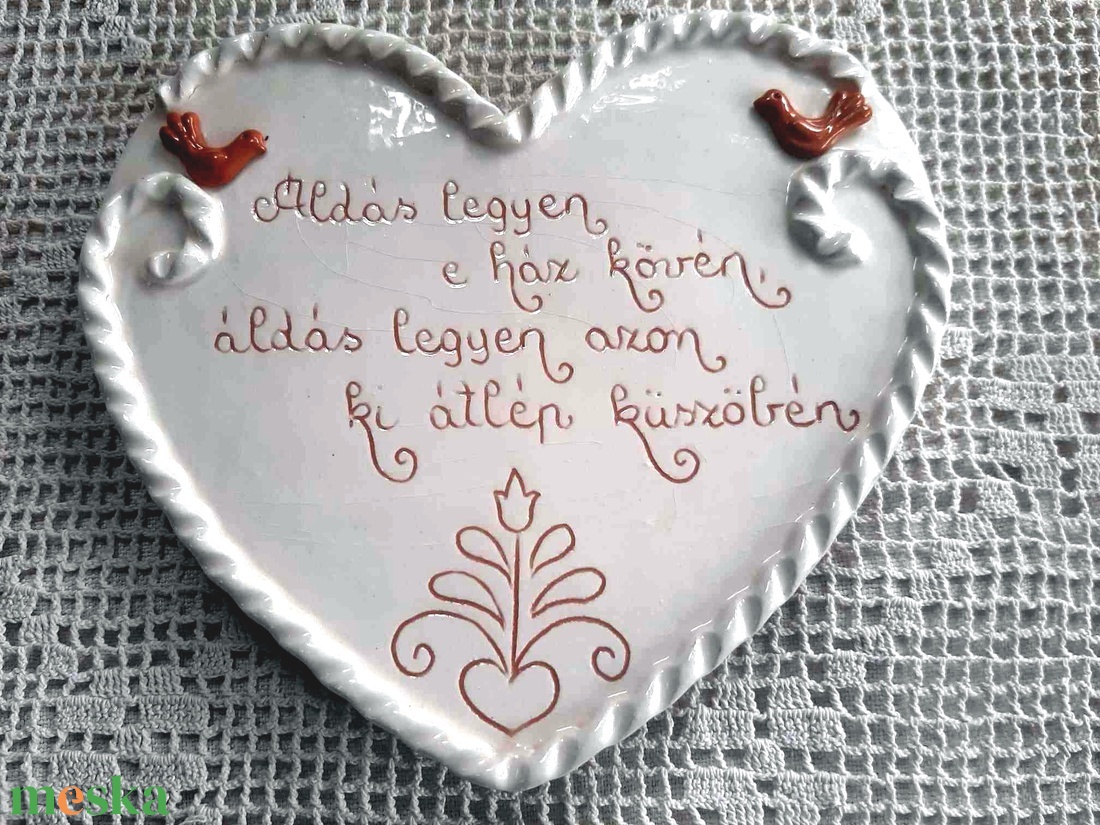 szív alakú falidísz, Áldás legyen - otthon & életmód - vallás - házi áldás - Meska.hu szív alakú falidísz, Áldás legyen - otthon & életmód - vallás - házi áldás - Meska.hu