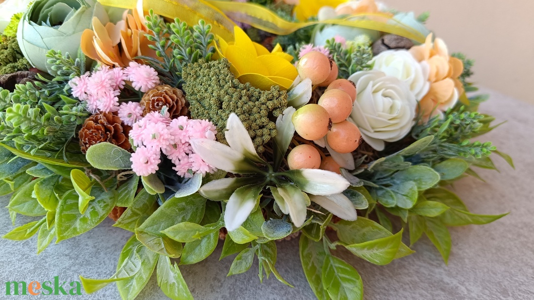 Tavaszi ajtódísz - otthon & életmód - dekoráció - ajtó- és ablak dekoráció - ajtódísz & kopogtató - Meska.hu