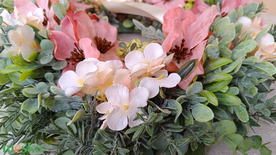 Tavaszi ajtódísz - otthon & életmód - dekoráció - ajtó- és ablak dekoráció - ajtódísz & kopogtató - Meska.hu