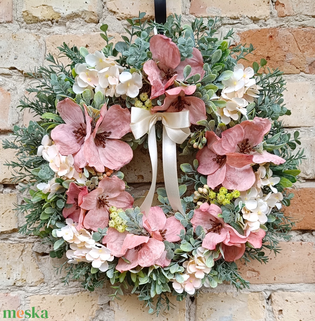 Tavaszi ajtódísz - otthon & életmód - dekoráció - ajtó- és ablak dekoráció - ajtódísz & kopogtató - Meska.hu