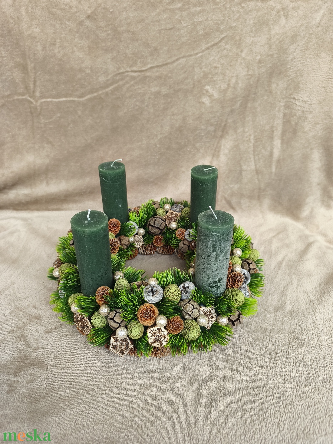 Adventi koszorú - karácsony - adventi díszek - adventi koszorú - Meska.hu