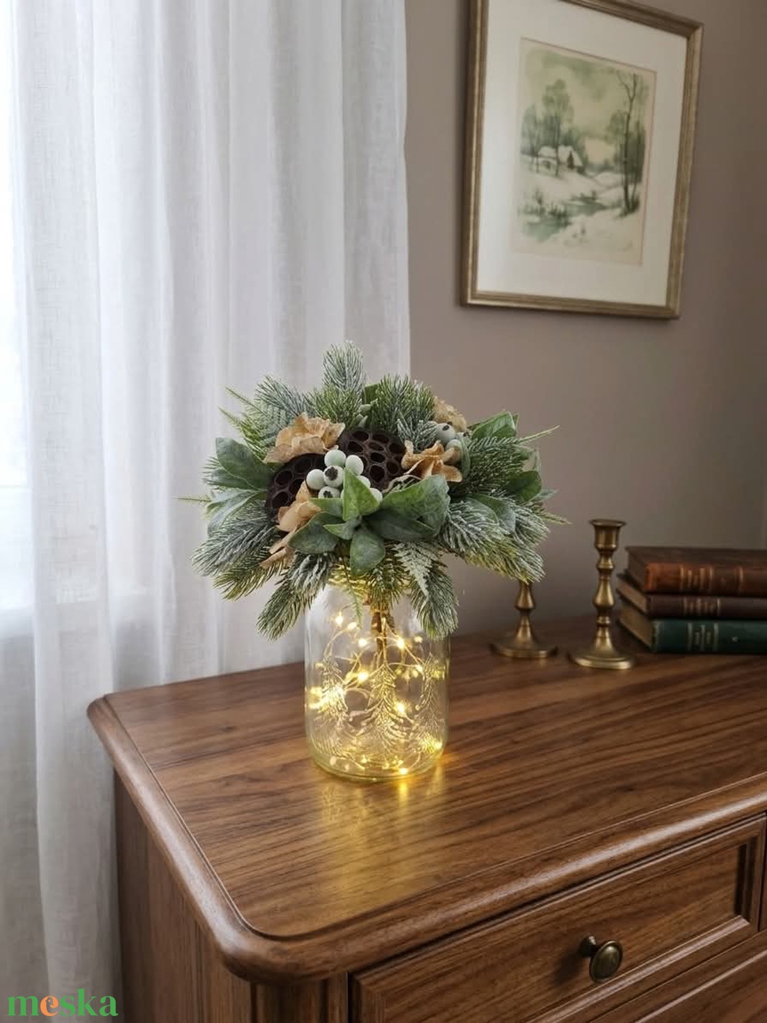 Adventi dísz  - karácsony - adventi díszek - adventi asztaldísz - Meska.hu