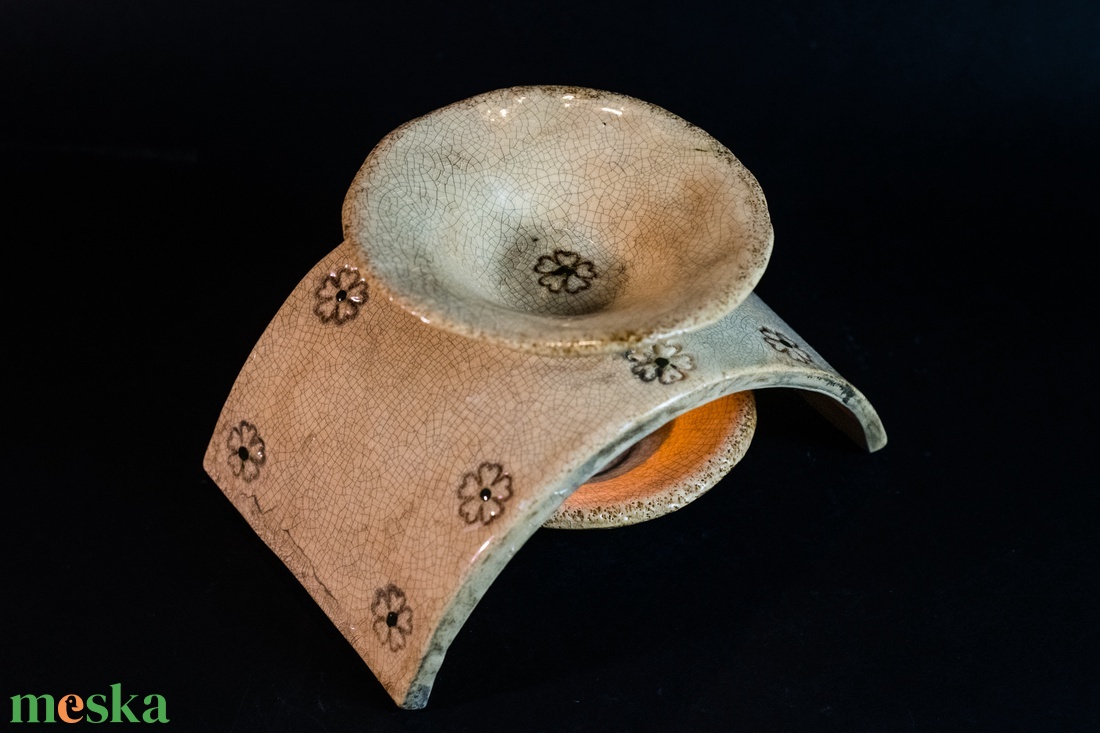 Kerámia illóolaj párologtató - karácsony - karácsonyi lakásdekoráció - ünnepi asztaldekoráció - Meska.hu