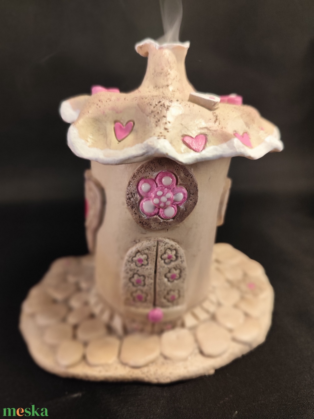 Kerámia füstölő magenta - otthon & életmód - dekoráció - spiritualitás - füstölő és füstölőtartó - Meska.hu