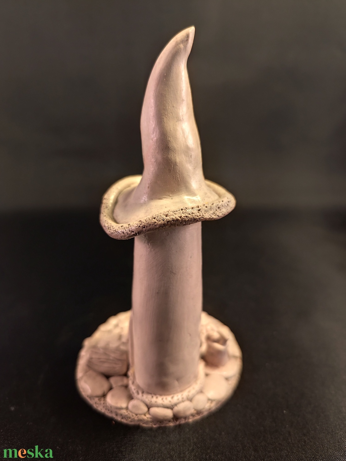 Kerámia  gyertyatartó piros - karácsony - karácsonyi lakásdekoráció - ünnepi asztaldekoráció - Meska.hu