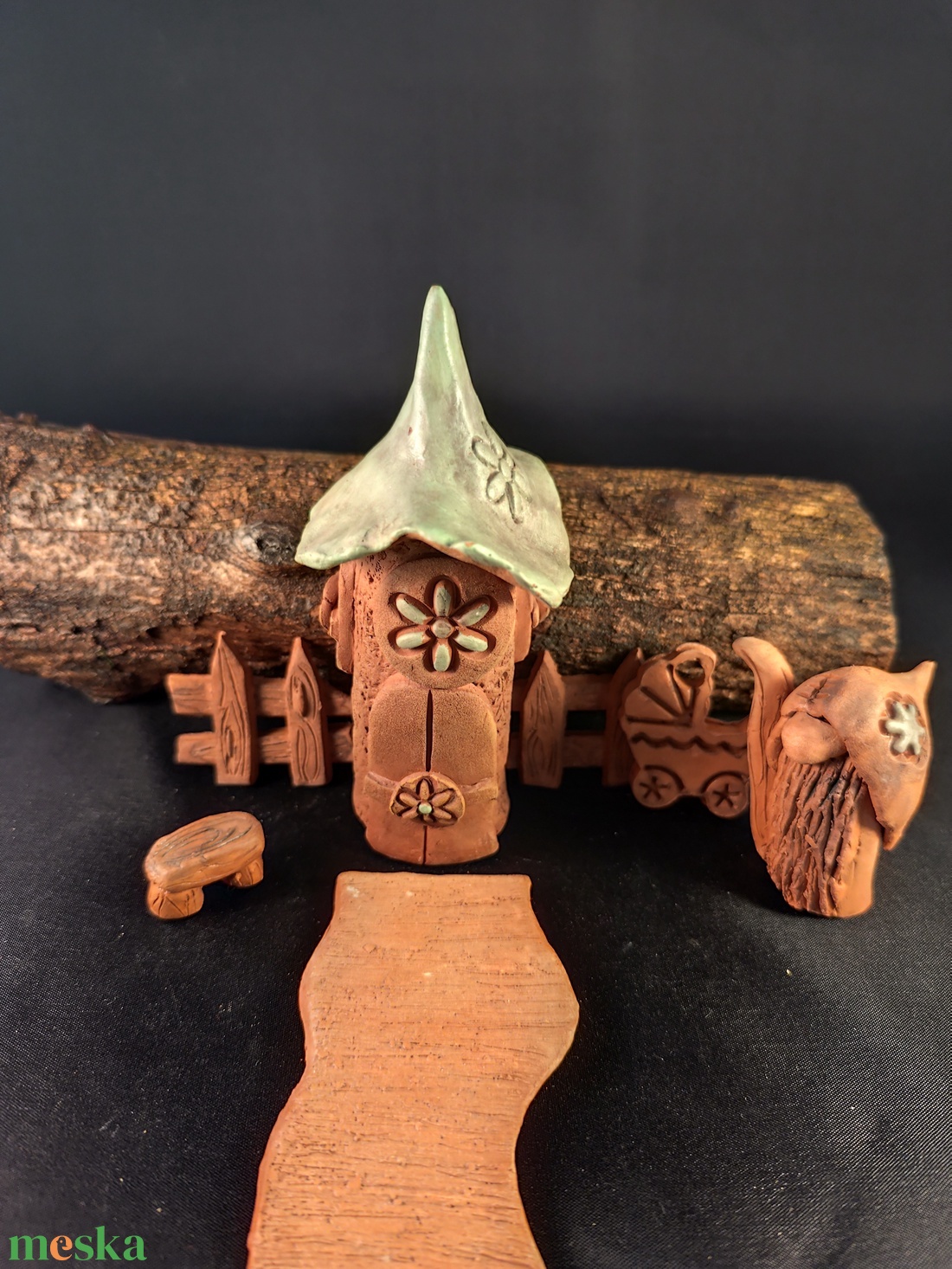 Kerámia tündérkert - otthon & életmód - dekoráció - manók - Meska.hu