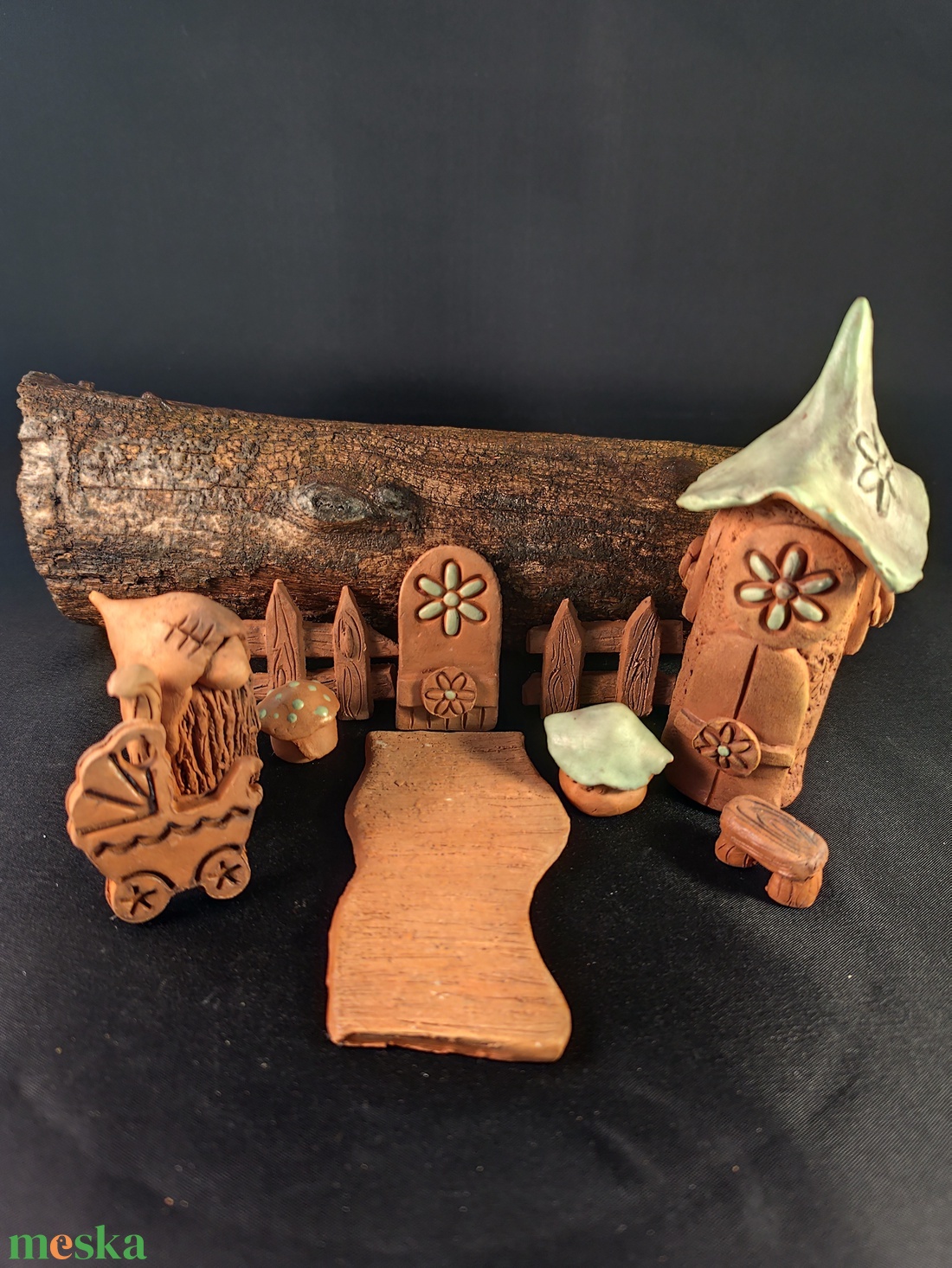 Kerámia tündérkert - otthon & életmód - dekoráció - manók - Meska.hu