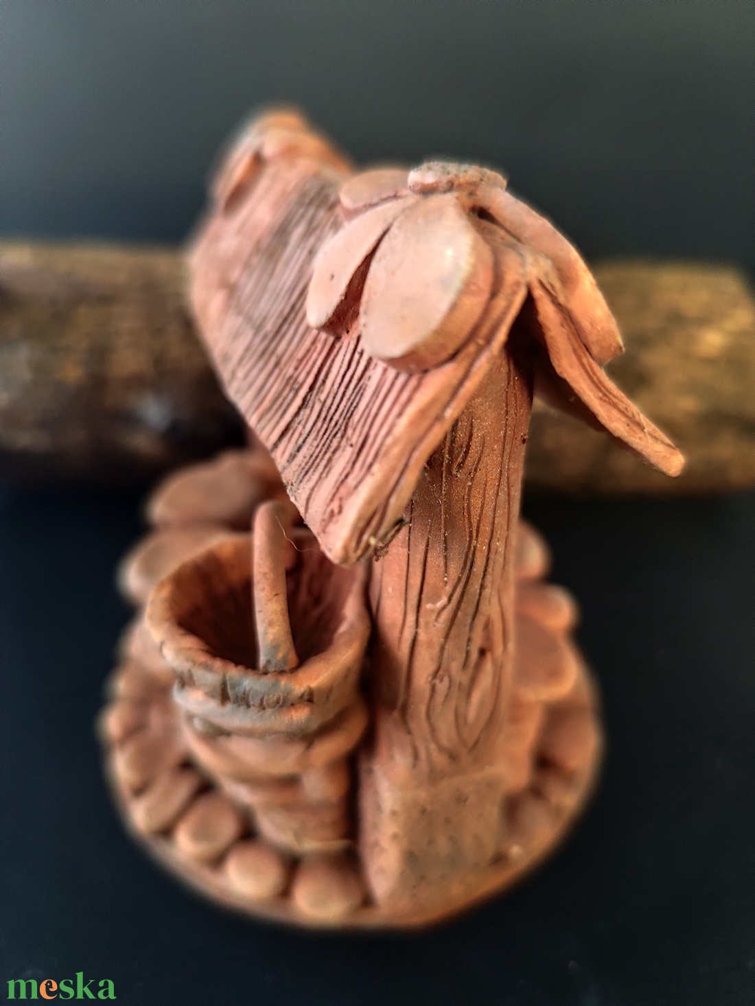 Kerámia kút vödörrel - otthon & életmód - ház & kert - kerti dísz - Meska.hu