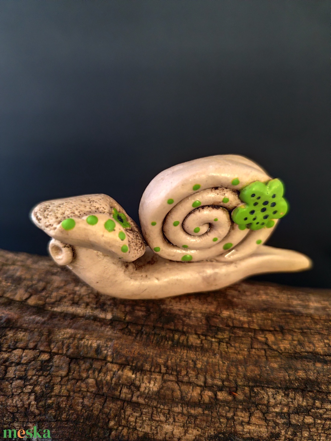 Kerámia gomba vagy csiga - otthon & életmód - ház & kert - kerti dísz - Meska.hu