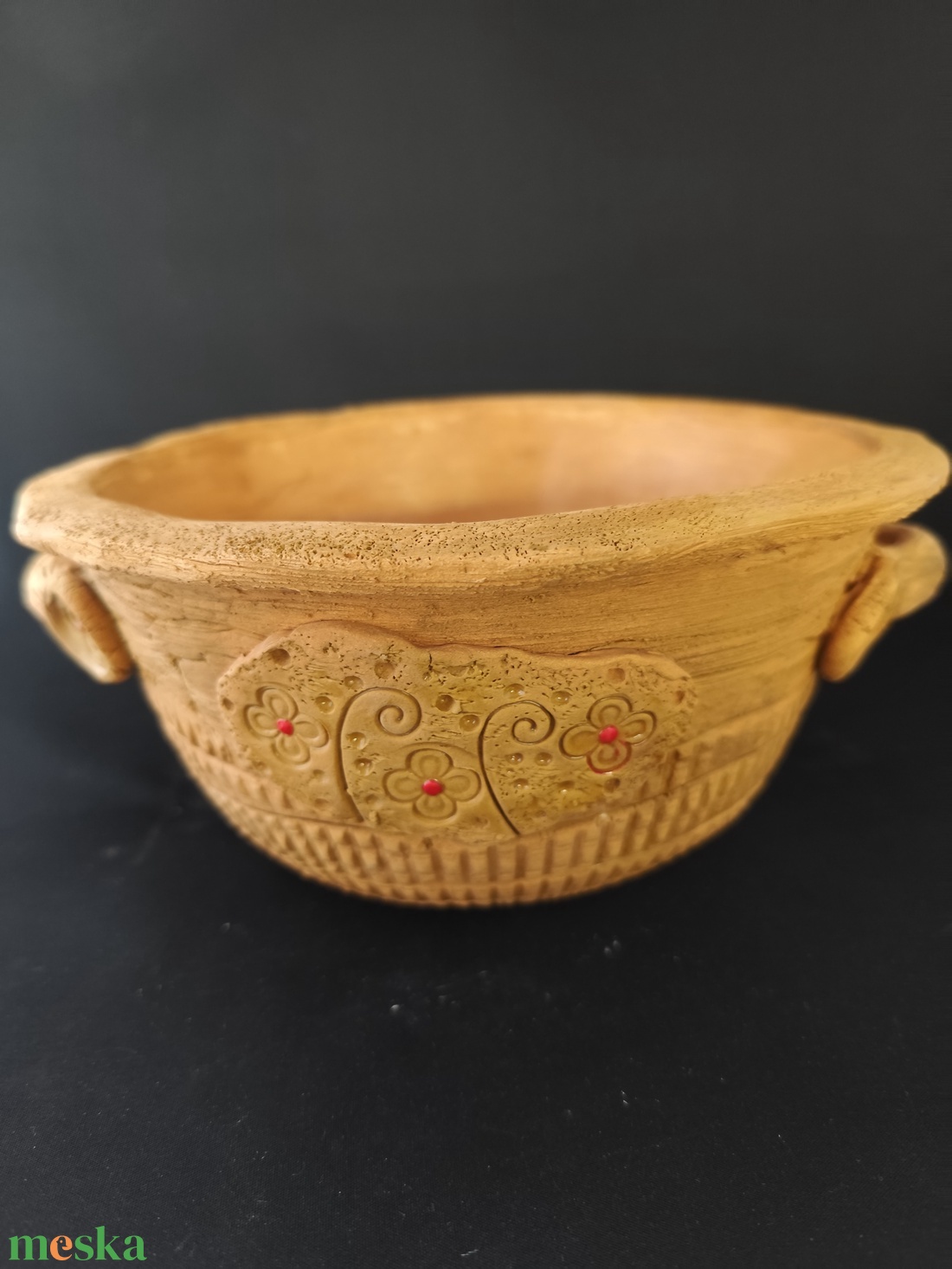 Kerámia virágkaspó - otthon & életmód - dekoráció - virágdísz és tartó - cserép & kaspó - Meska.hu