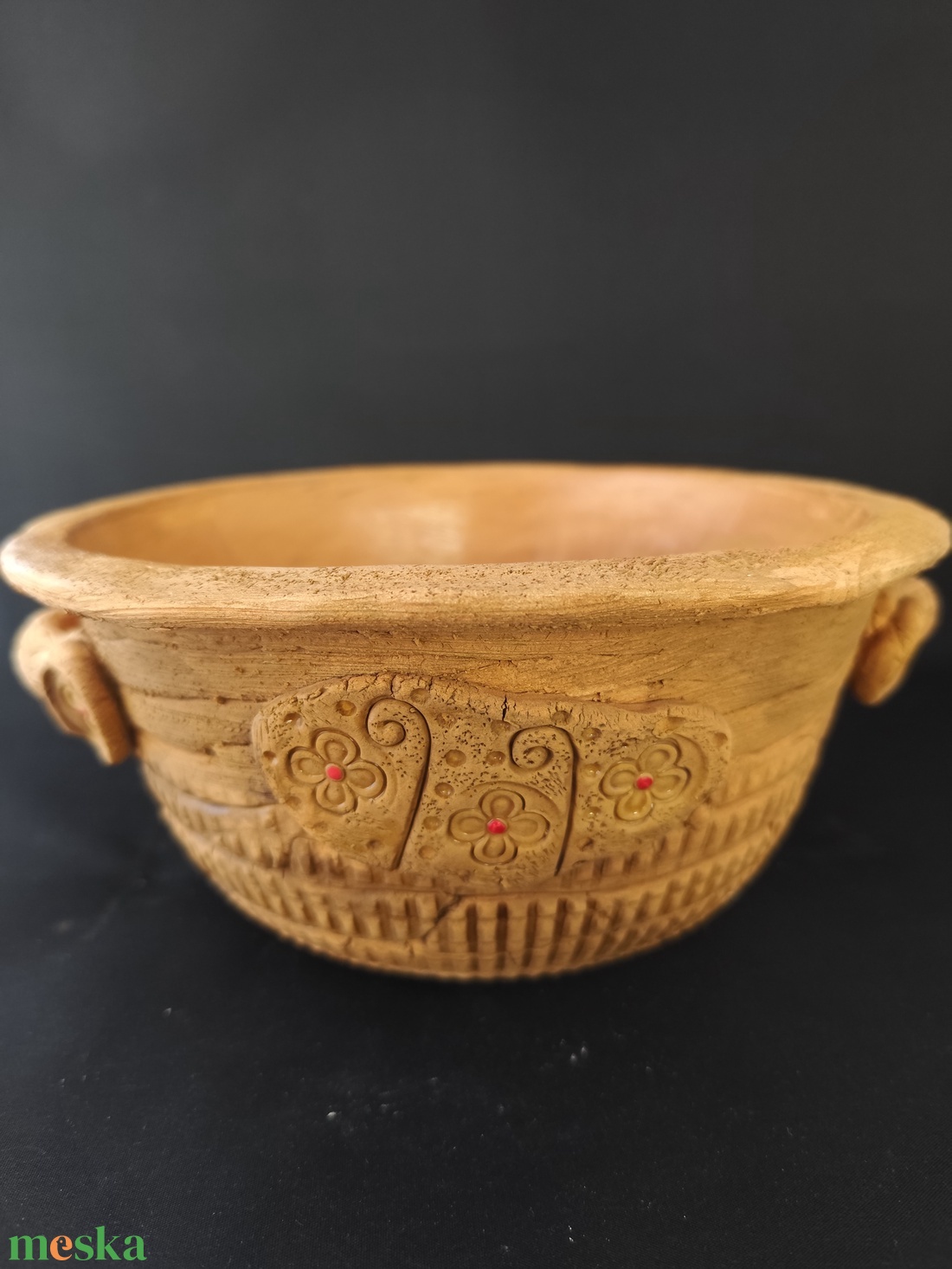 Kerámia virágkaspó - otthon & életmód - dekoráció - virágdísz és tartó - cserép & kaspó - Meska.hu