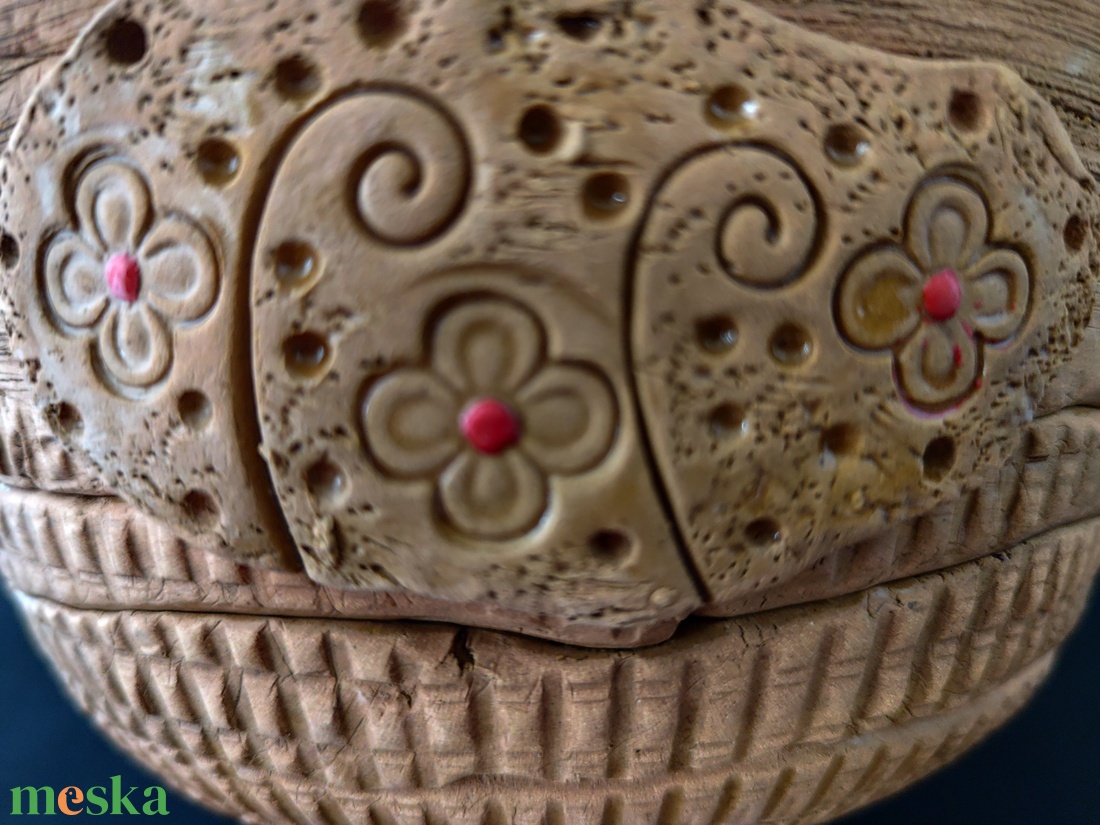 Kerámia virágkaspó - otthon & életmód - dekoráció - virágdísz és tartó - cserép & kaspó - Meska.hu