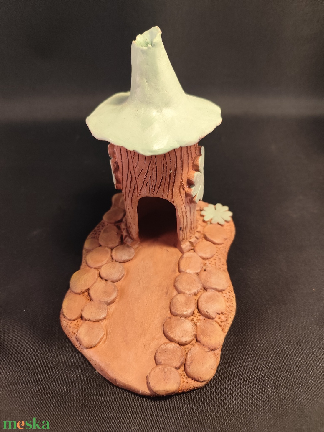 Kerámia füstölő zöld - otthon & életmód - dekoráció - spiritualitás - füstölő és füstölőtartó - Meska.hu