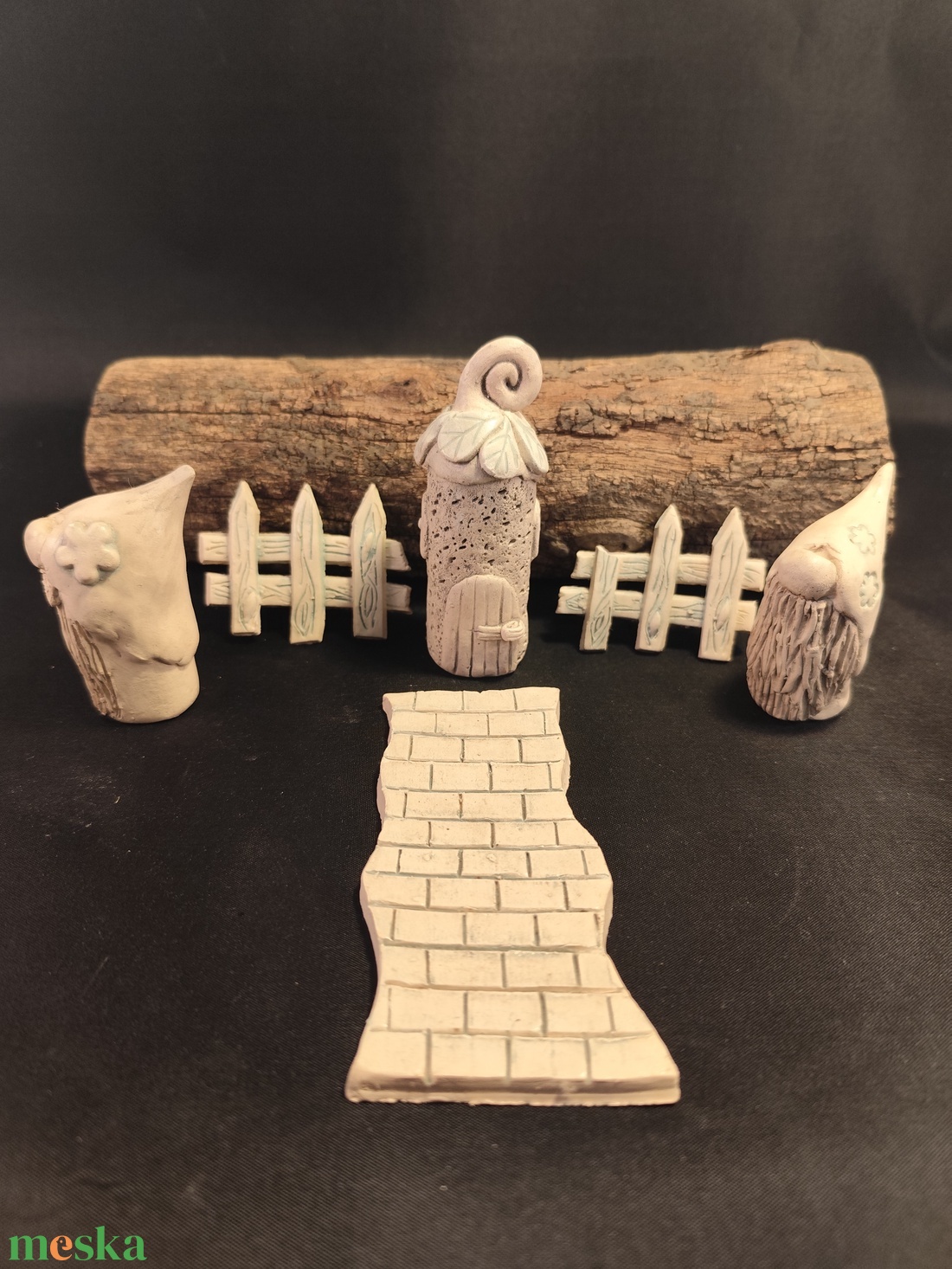 Kerámia tündérkert - otthon & életmód - ház & kert - kerti dísz - Meska.hu