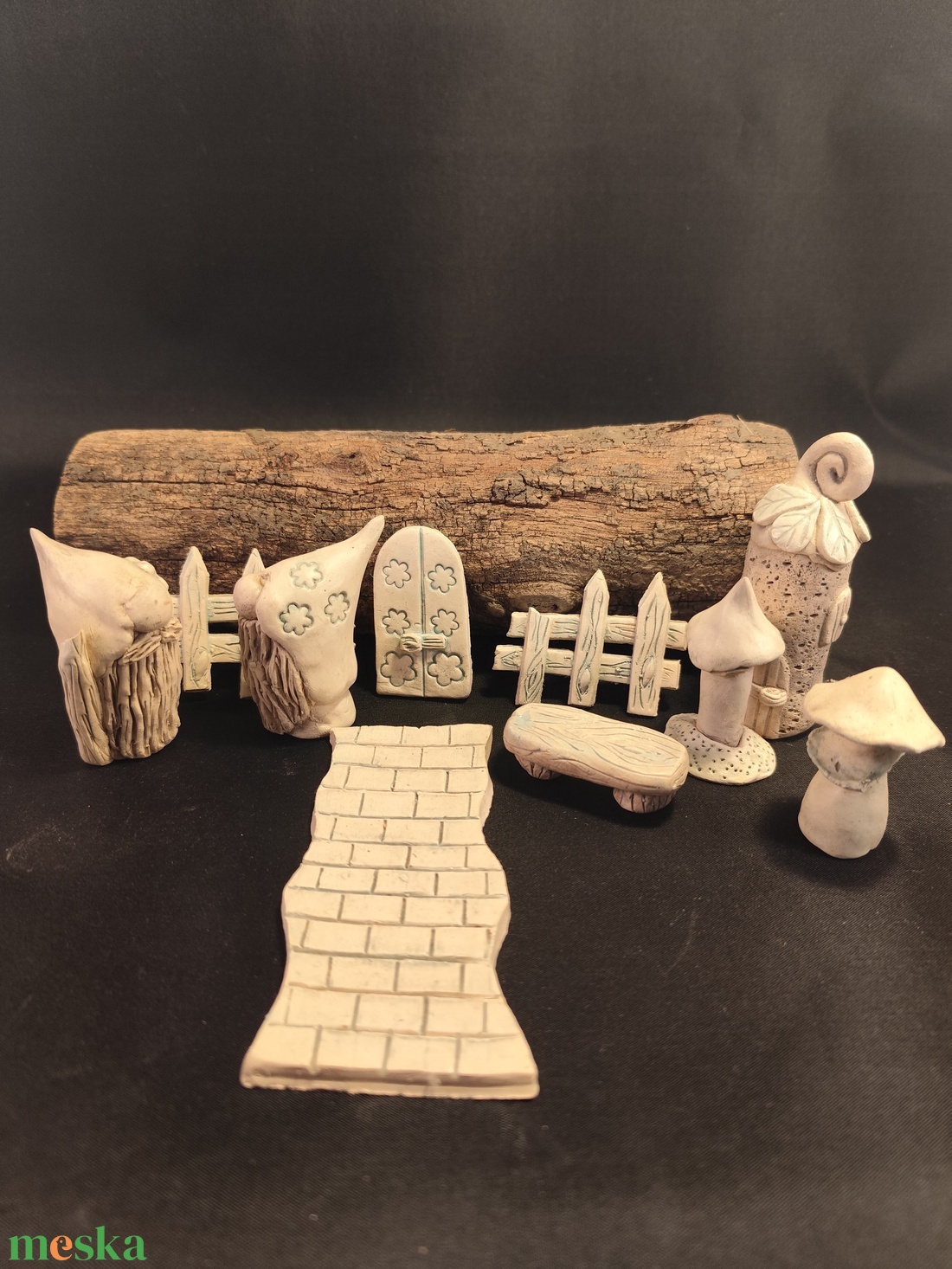 Kerámia tündérkert - otthon & életmód - ház & kert - kerti dísz - Meska.hu