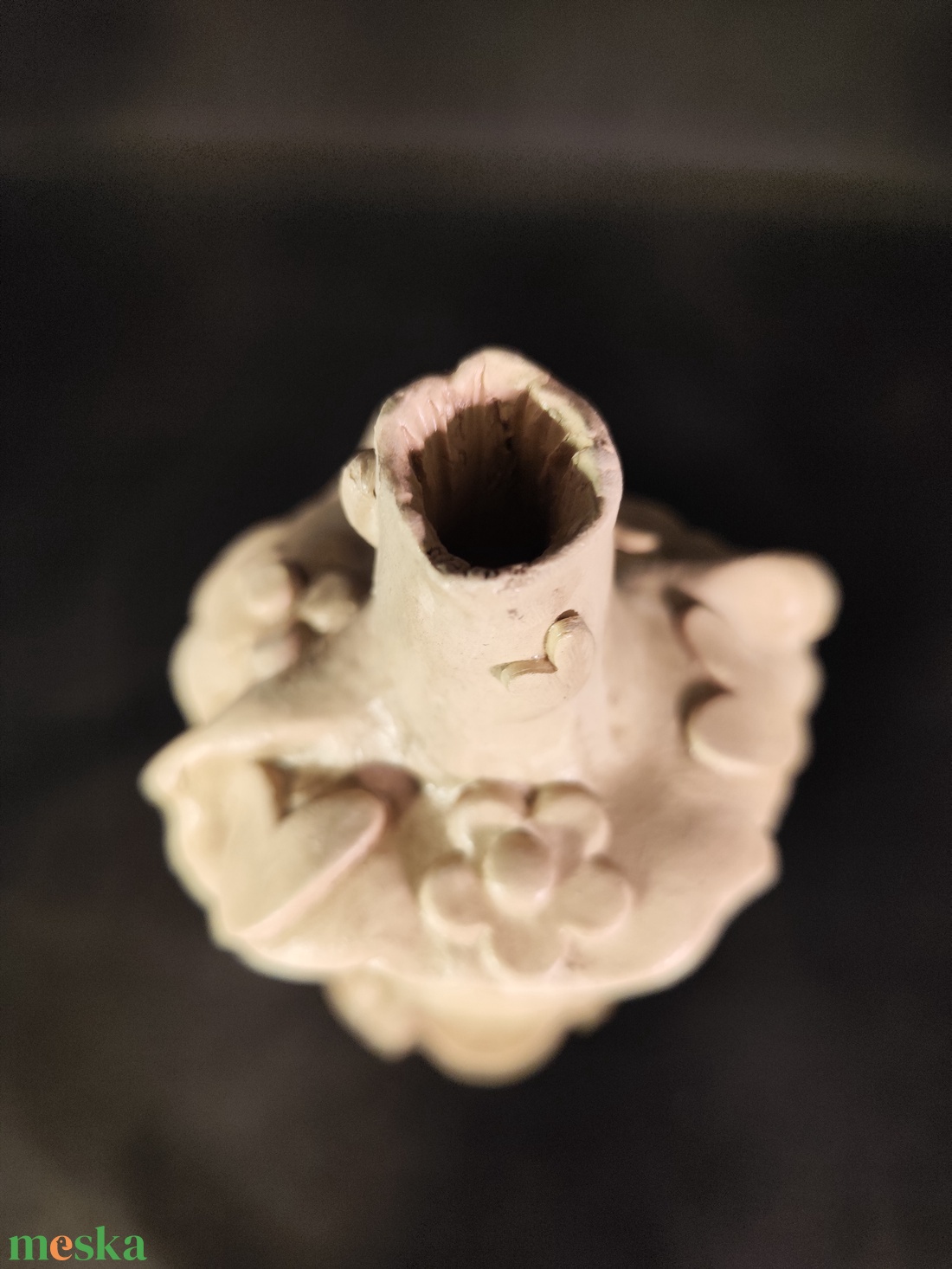 Kerámia füstölő piros szív - otthon & életmód - dekoráció - spiritualitás - füstölő és füstölőtartó - Meska.hu