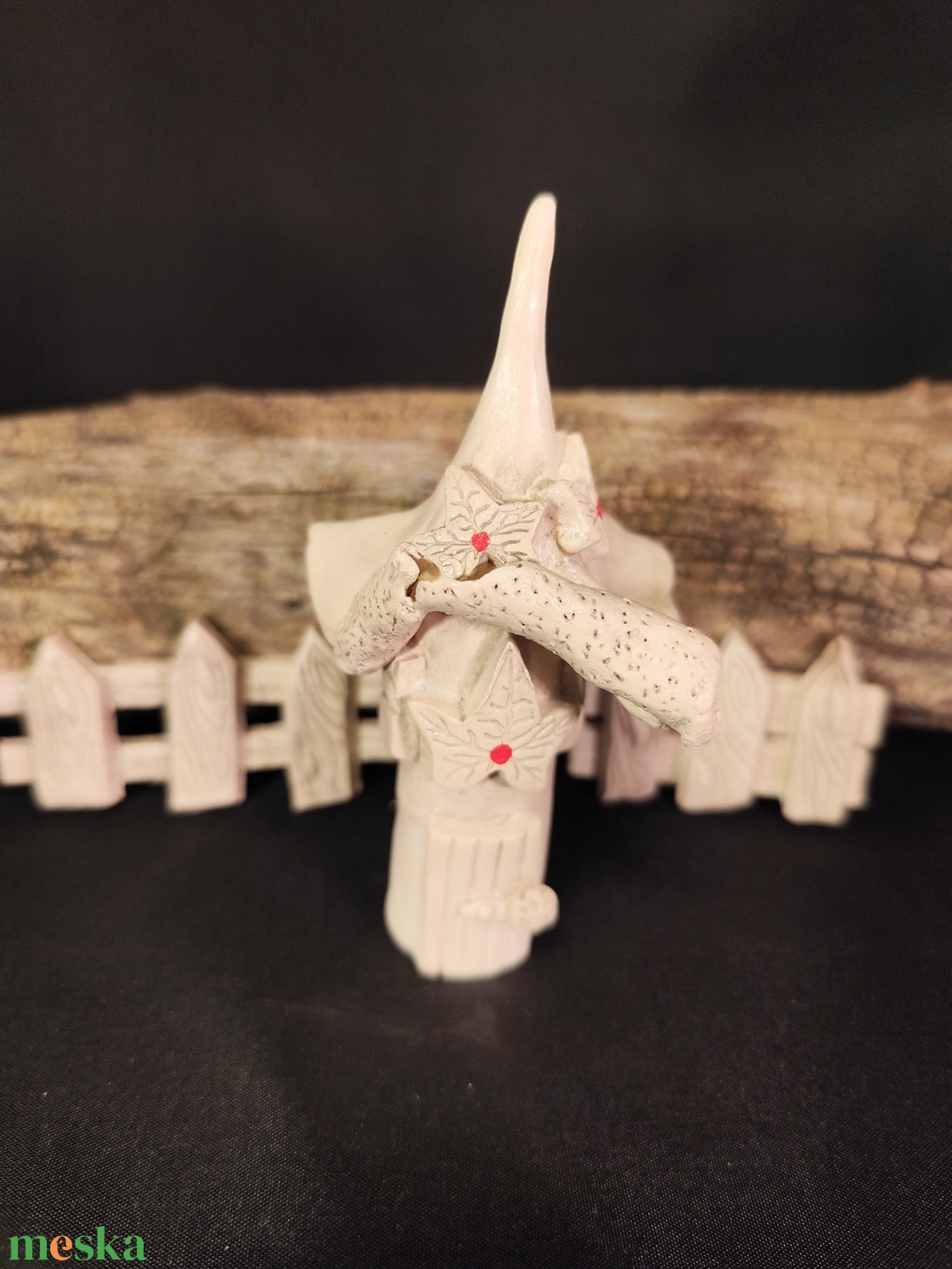 Kerámia tündérkert piros - otthon & életmód - ház & kert - kerti dísz - Meska.hu