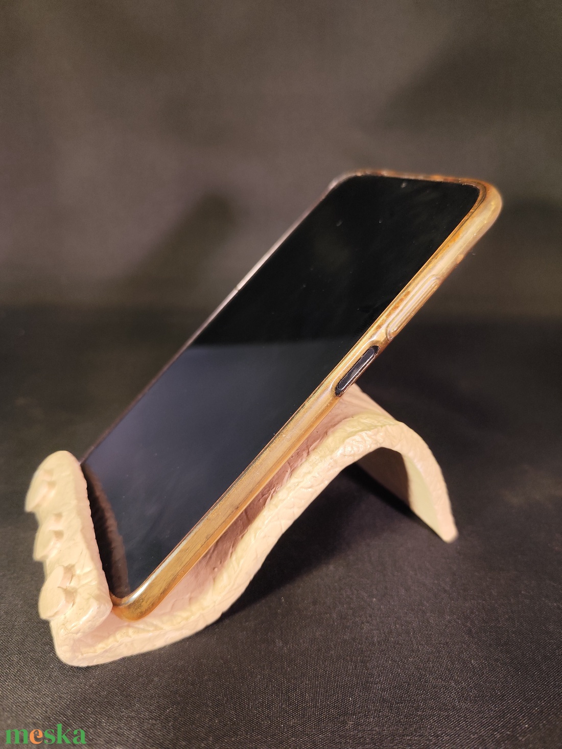 Kerámia telefontartó magenta - táska & tok - pénztárca & más tok - telefontok - Meska.hu