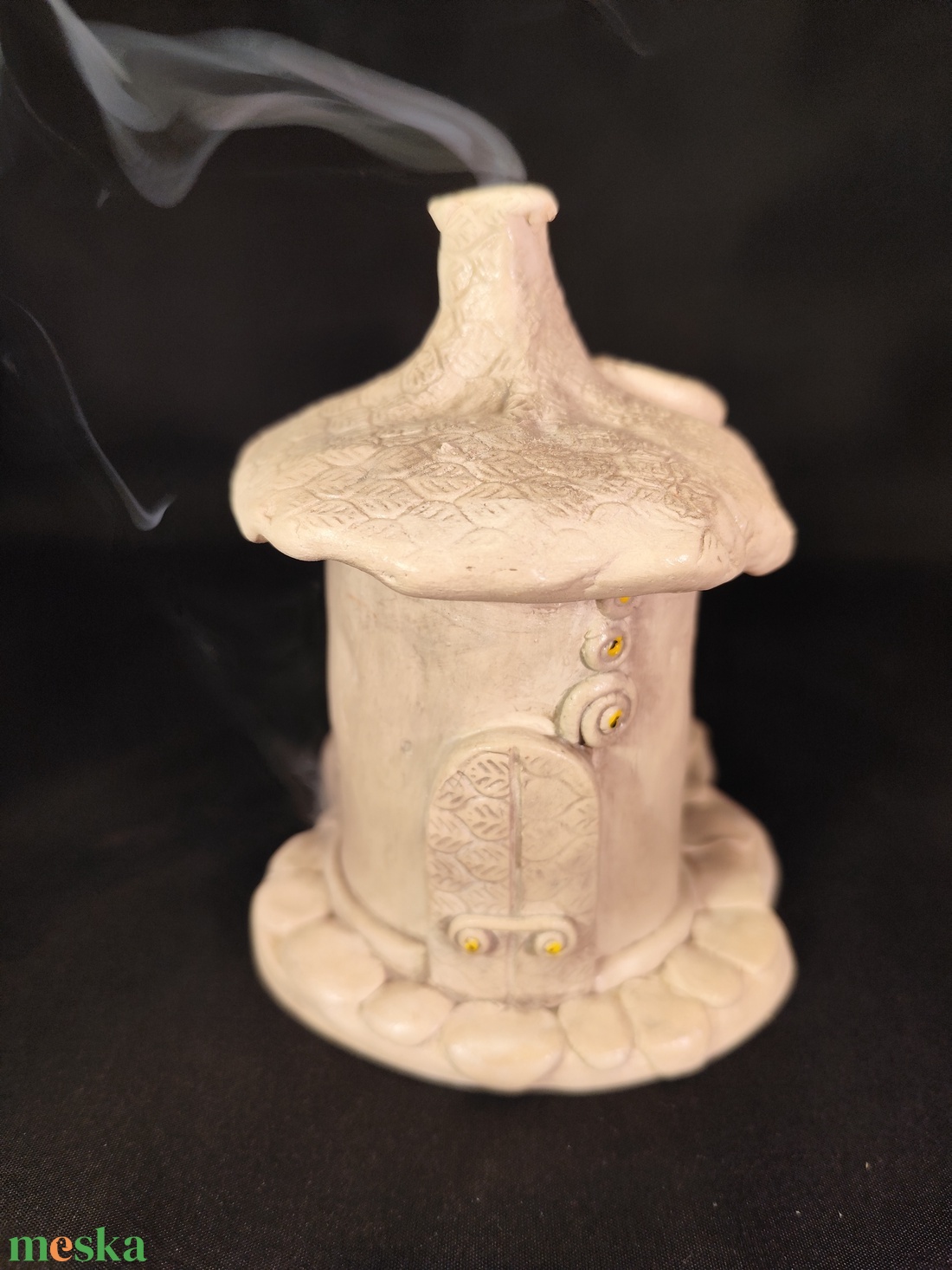 Kerámia füstölő sárga - otthon & életmód - dekoráció - spiritualitás - füstölő és füstölőtartó - Meska.hu