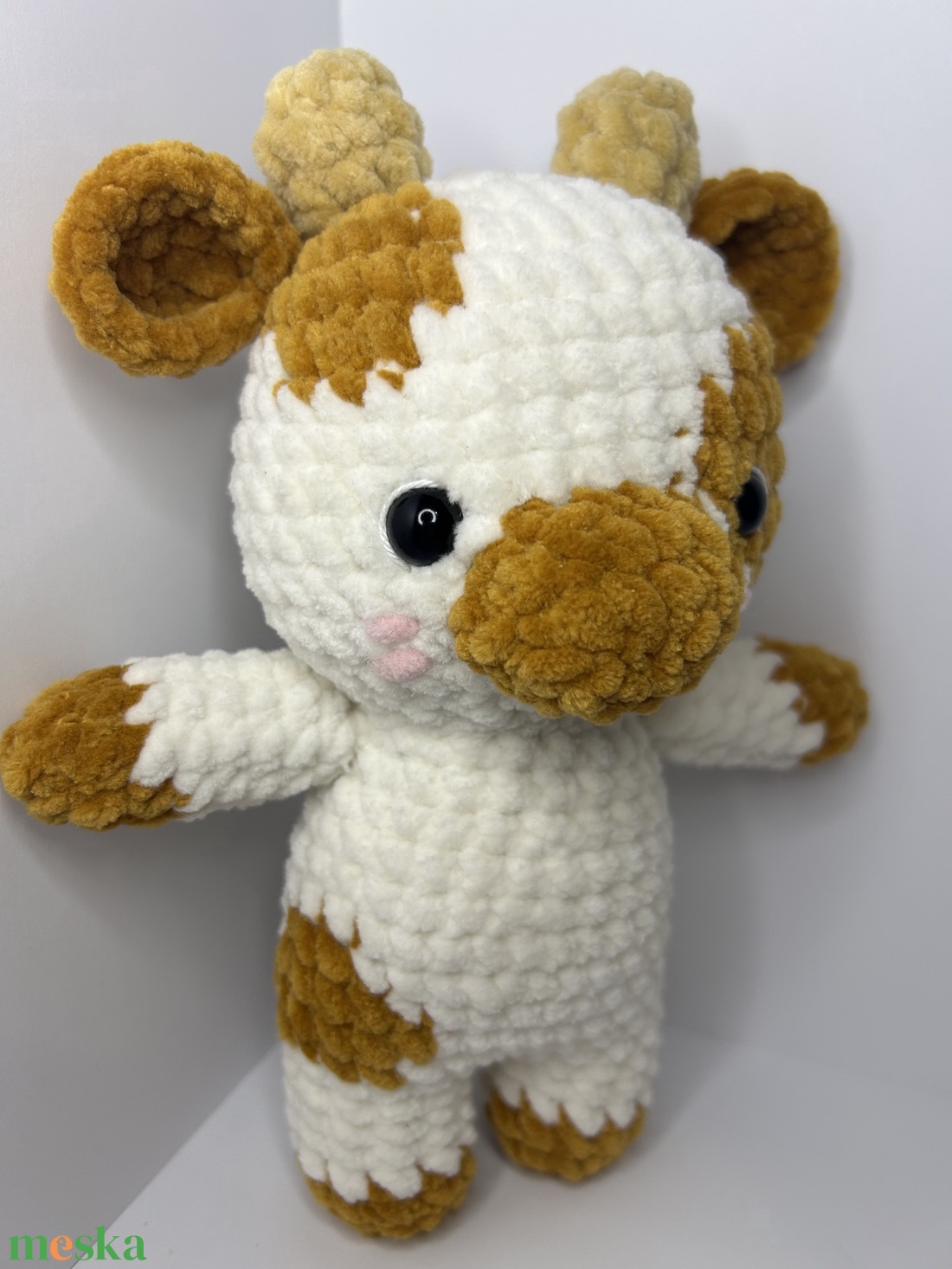 Horgolt plüss boci �� - játék & sport - plüssállat & játékfigura - boci, tehén - Meska.hu