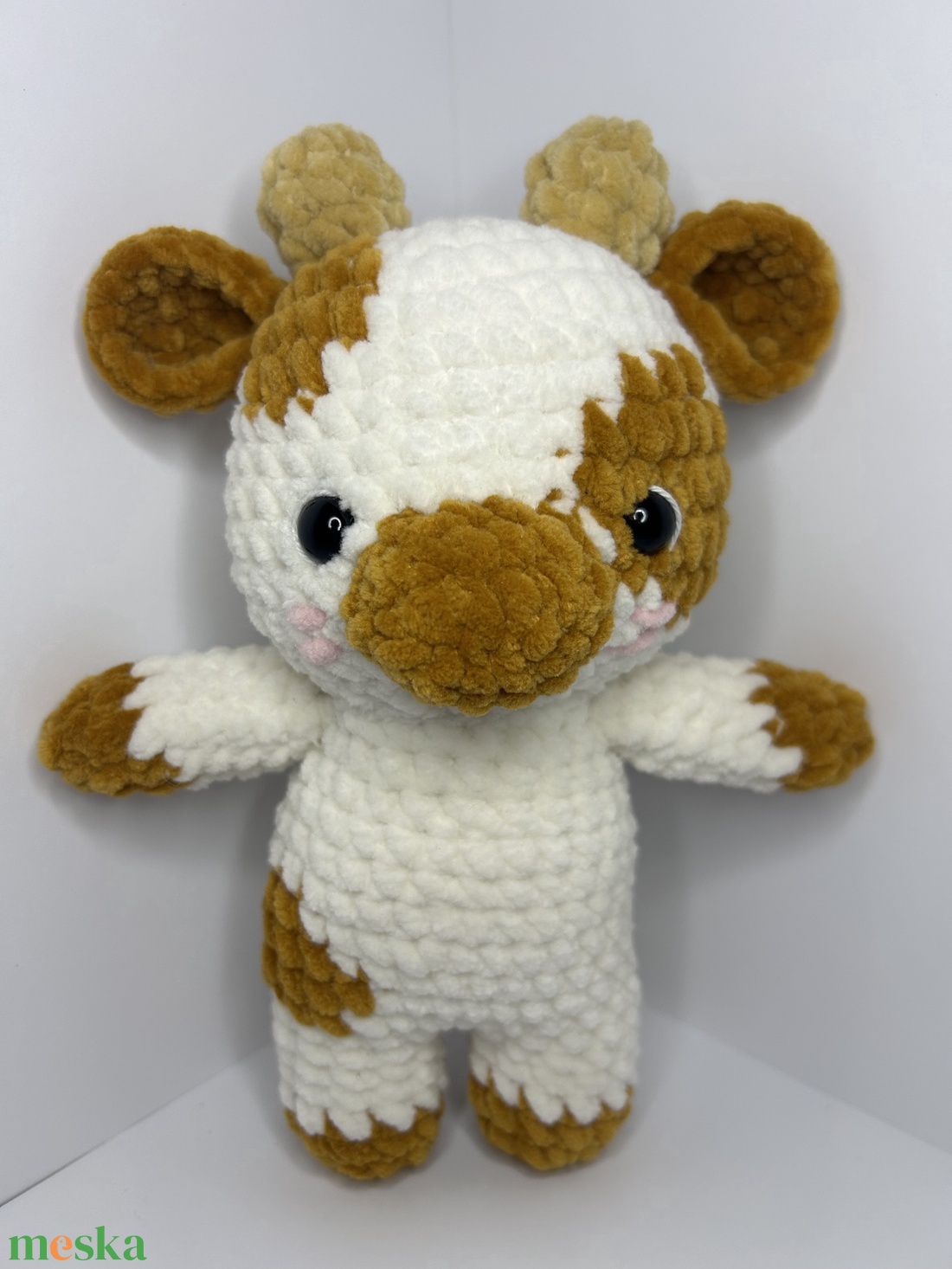 Horgolt plüss boci �� - játék & sport - plüssállat & játékfigura - boci, tehén - Meska.hu