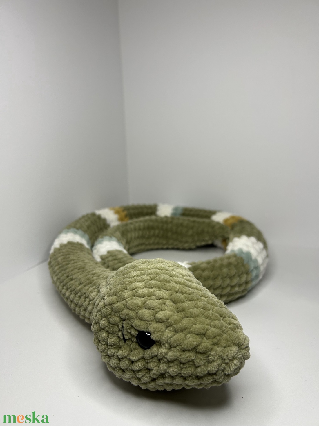 Horgolt plüss kígyó �� - játék & sport - plüssállat & játékfigura - más figura - Meska.hu