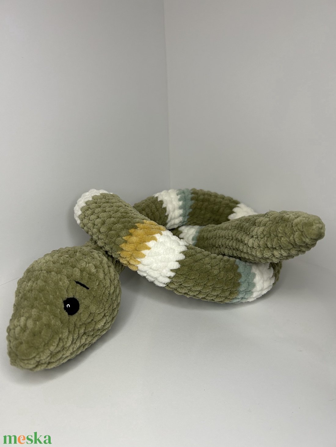 Horgolt plüss kígyó �� - játék & sport - plüssállat & játékfigura - más figura - Meska.hu