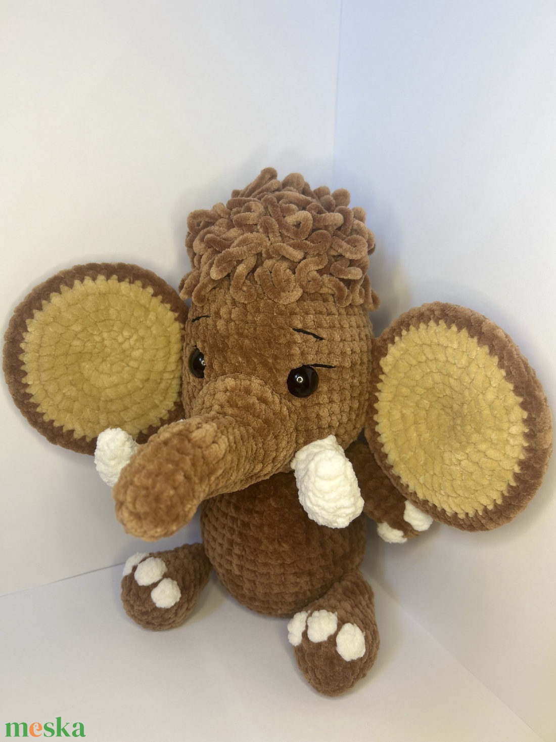 Horgolt plüss mamut  - játék & sport - plüssállat & játékfigura - más figura - Meska.hu