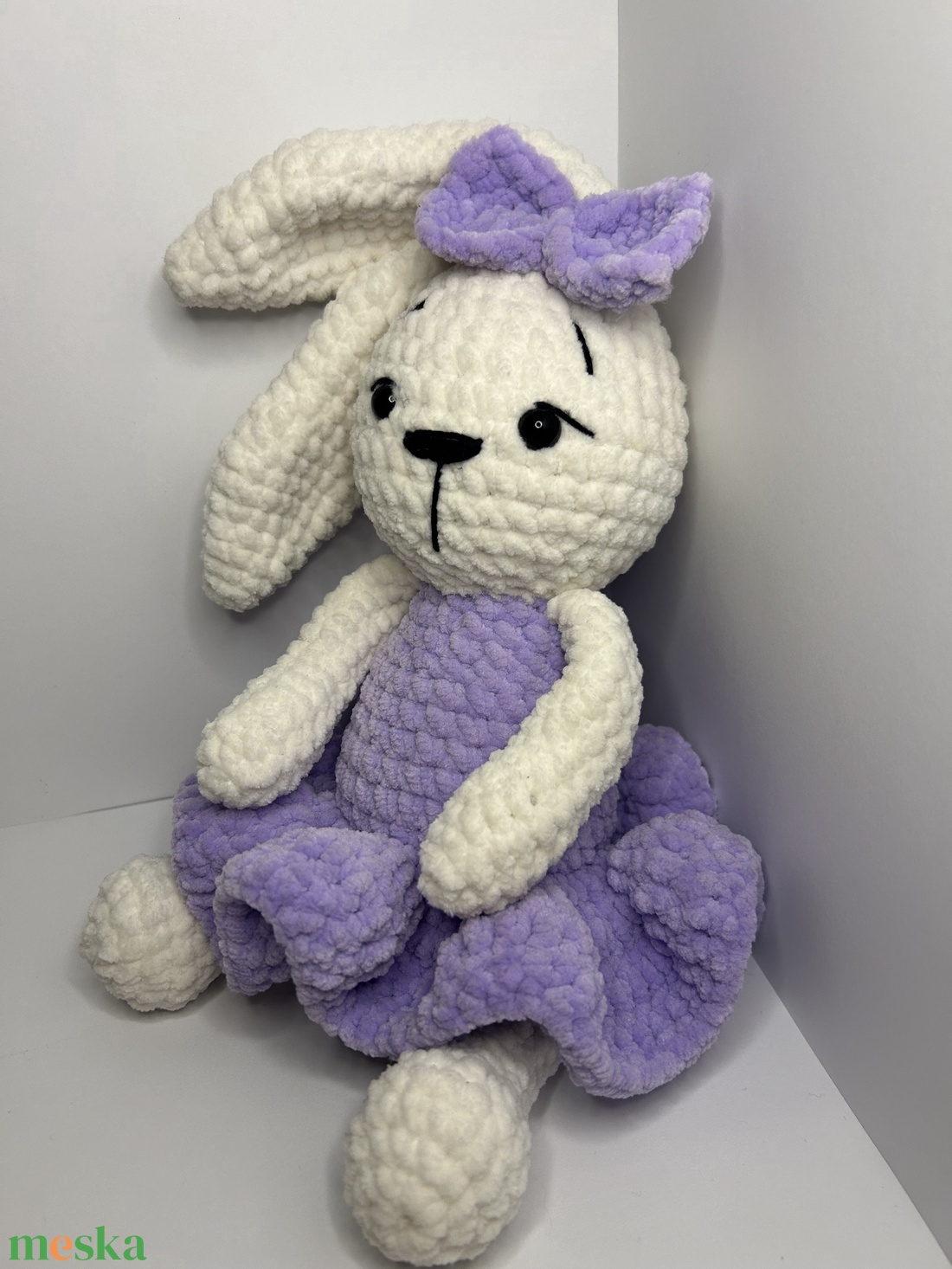 Horgolt plüss nyuszi �� - játék & sport - plüssállat & játékfigura - nyuszi - Meska.hu