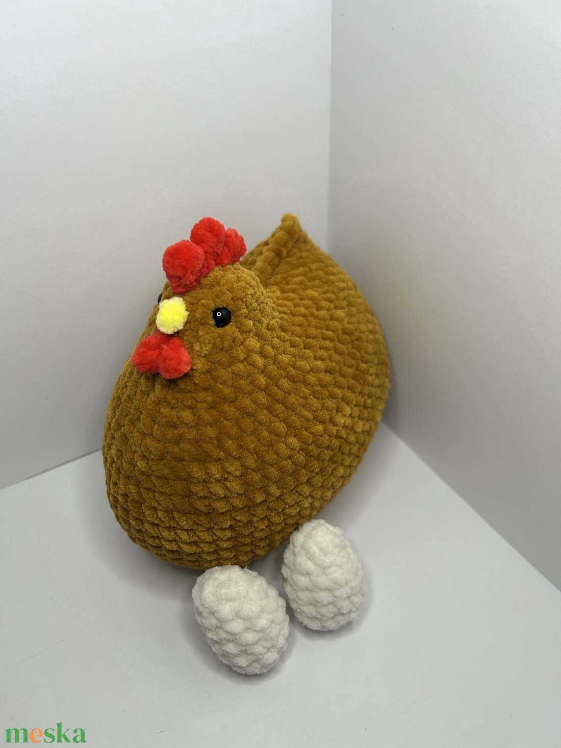 Horgolt plüss tyúkanyó � - játék & sport - plüssállat & játékfigura - más figura - Meska.hu
