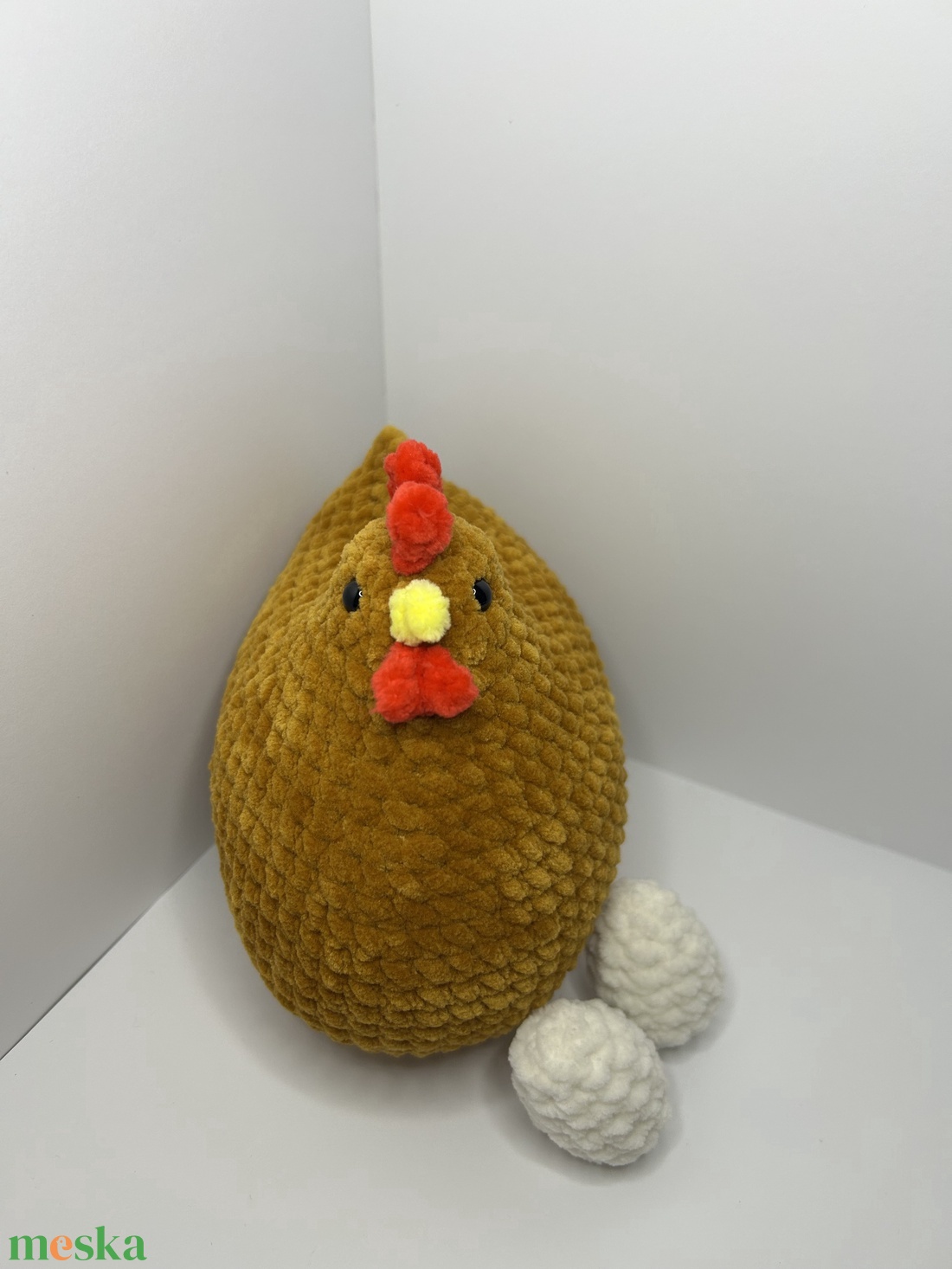 Horgolt plüss tyúkanyó � - játék & sport - plüssállat & játékfigura - más figura - Meska.hu