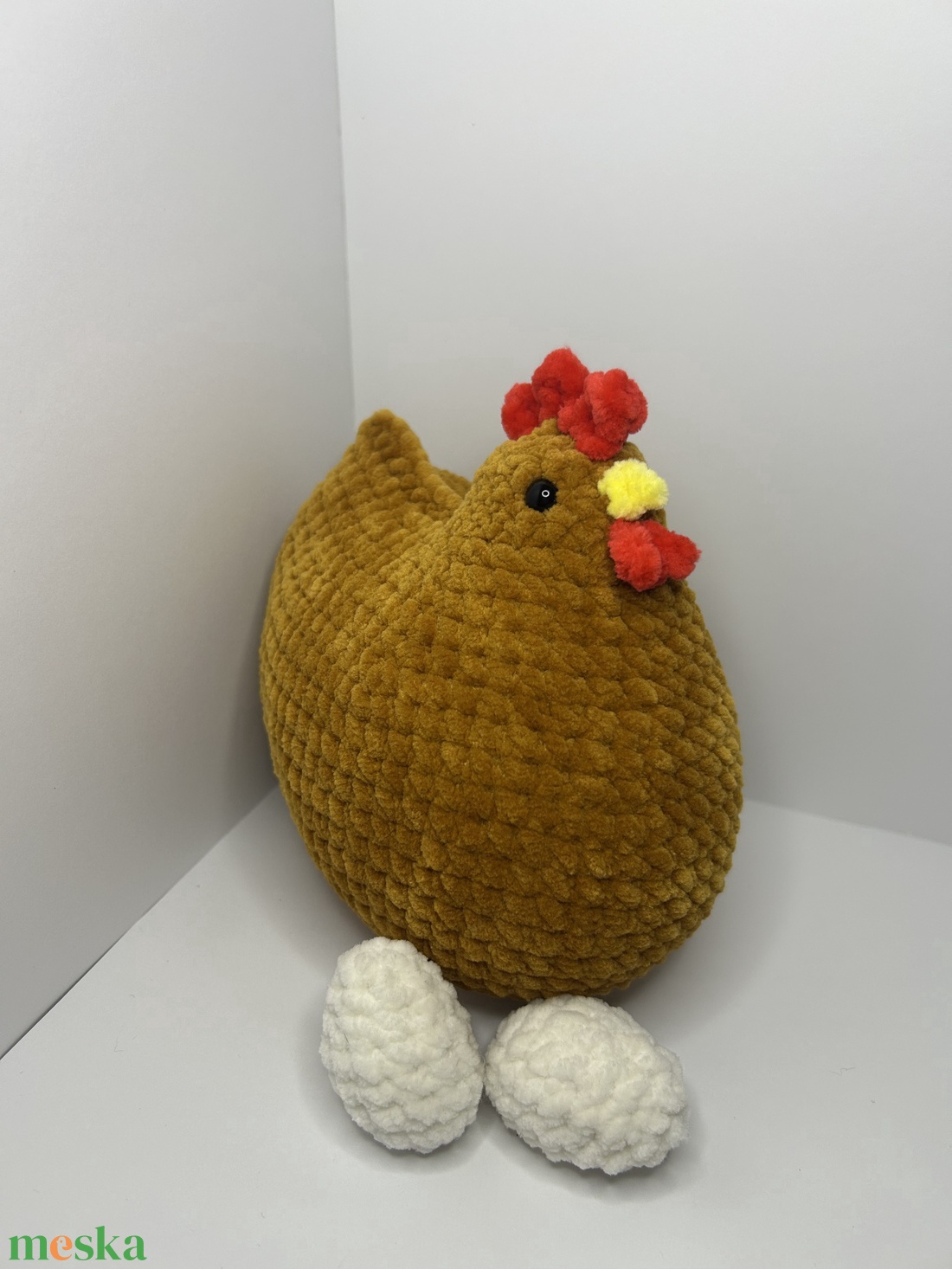 Horgolt plüss tyúkanyó � - játék & sport - plüssállat & játékfigura - más figura - Meska.hu