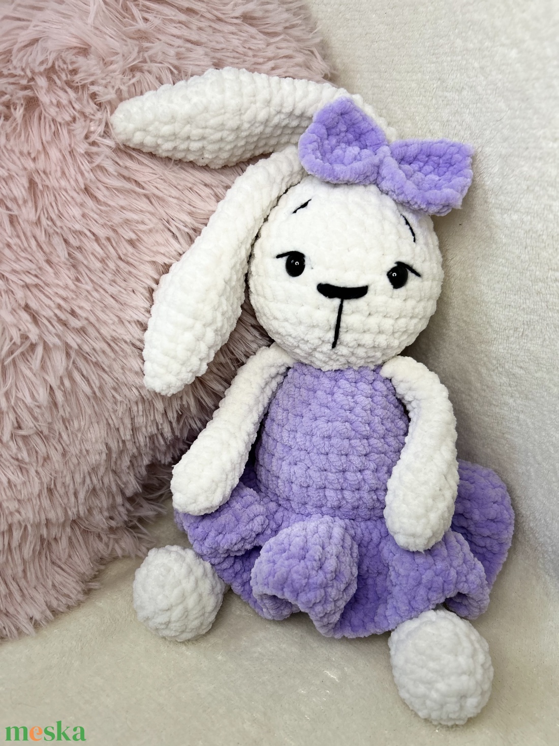 Horgolt plüss nyuszi �� - játék & sport - plüssállat & játékfigura - nyuszi - Meska.hu