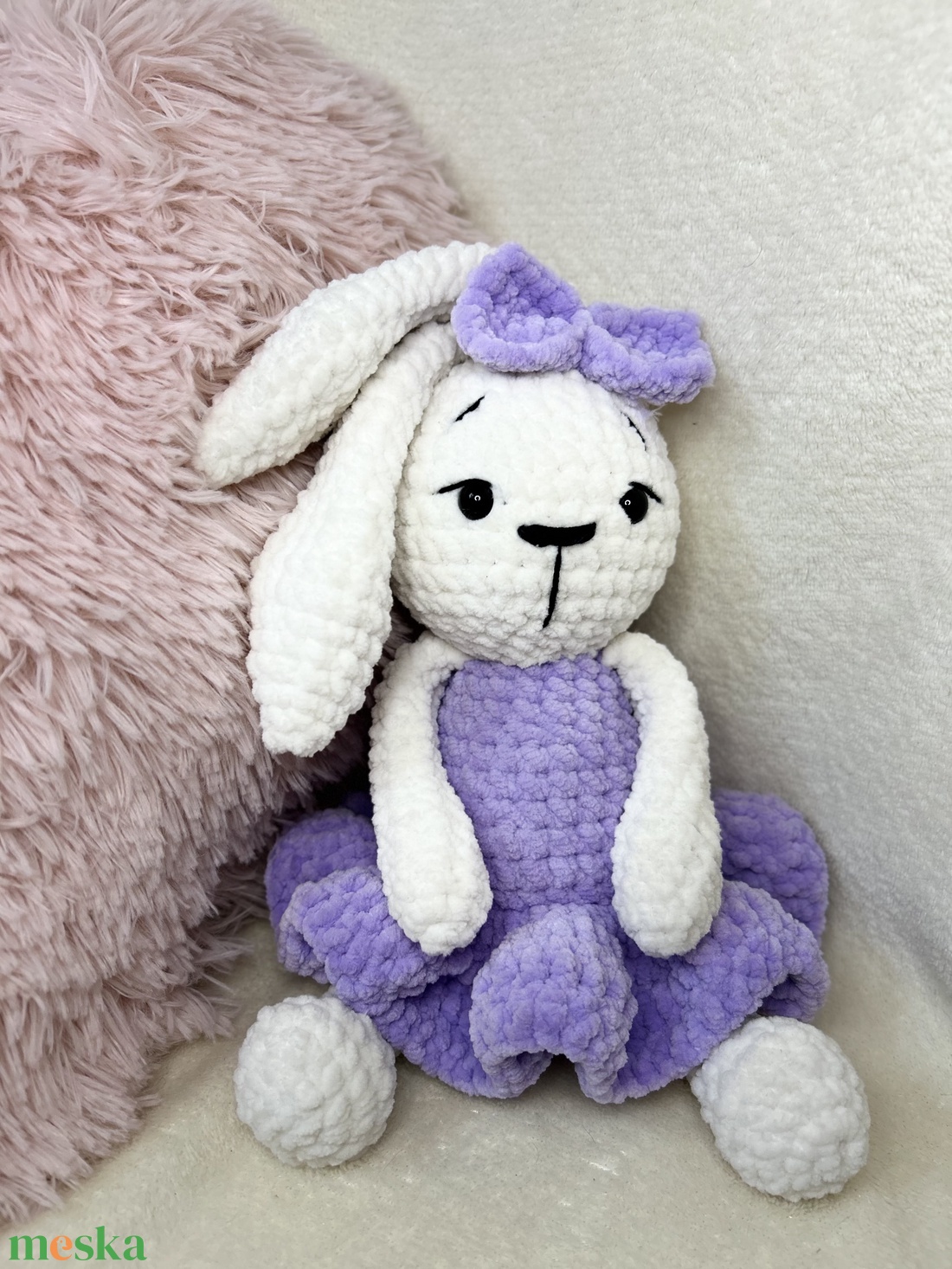 Horgolt plüss nyuszi �� - játék & sport - plüssállat & játékfigura - nyuszi - Meska.hu