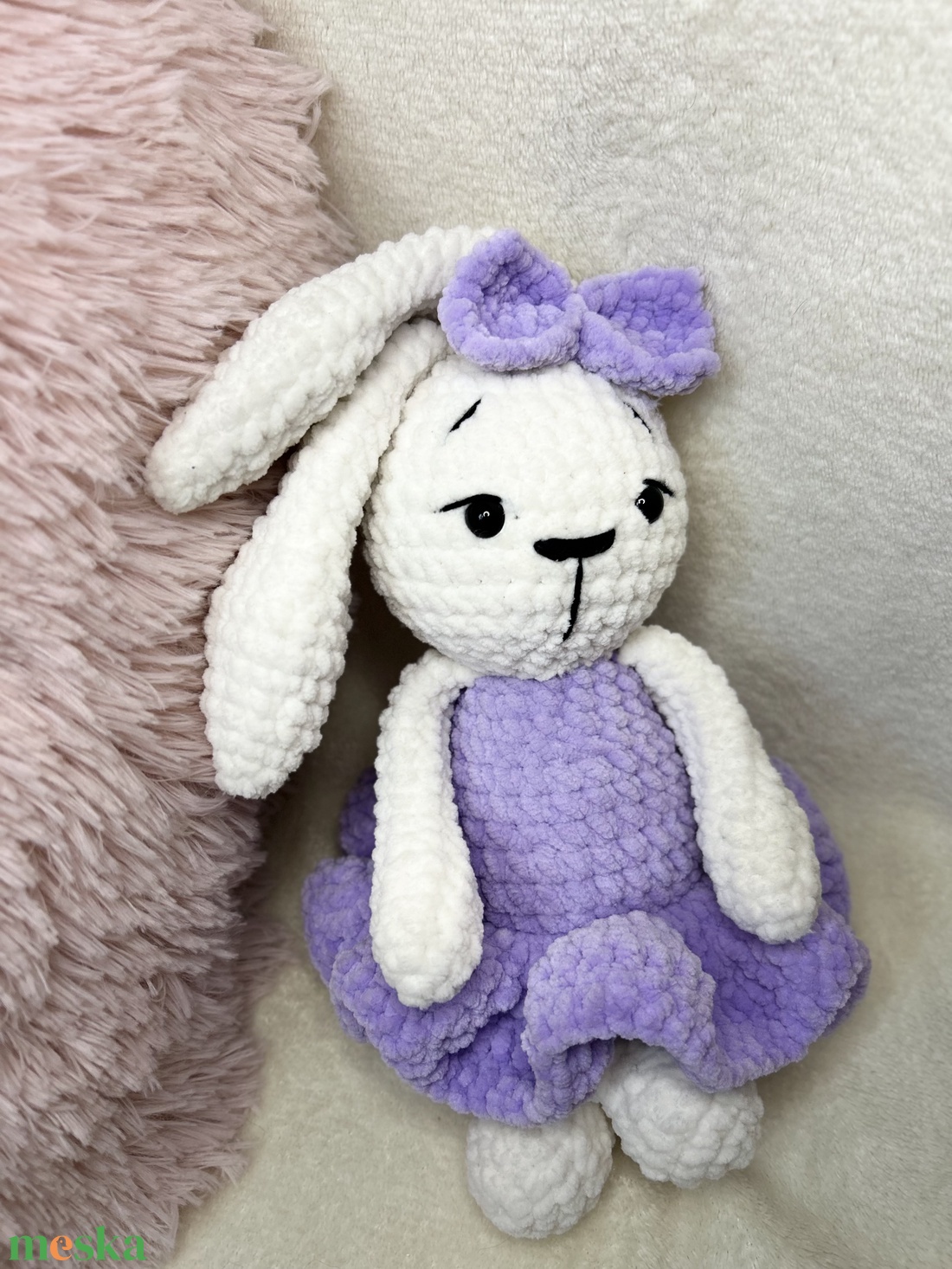 Horgolt plüss nyuszi �� - játék & sport - plüssállat & játékfigura - nyuszi - Meska.hu