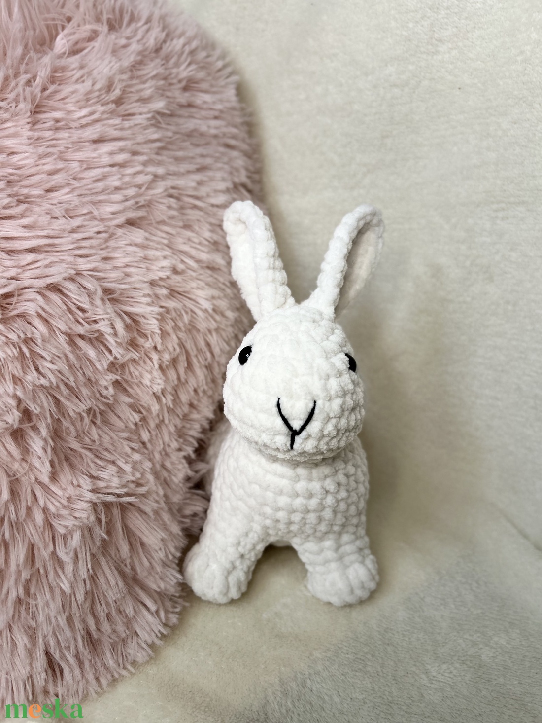Horgolt plüss nyuszi �� - játék & sport - plüssállat & játékfigura - nyuszi - Meska.hu