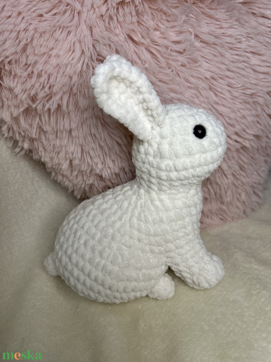 Horgolt plüss nyuszi �� - játék & sport - plüssállat & játékfigura - nyuszi - Meska.hu