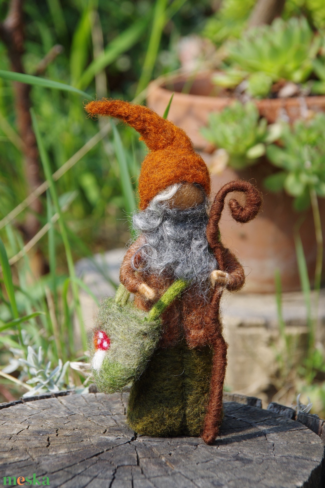 Erdei manó  - játék & sport - készségfejlesztő és logikai játék - montessori szivárvány, waldorf játékok - Meska.hu