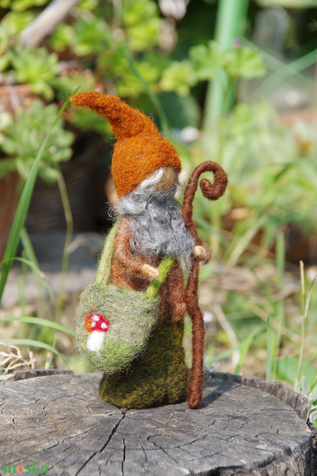 Erdei manó  - játék & sport - készségfejlesztő és logikai játék - montessori szivárvány, waldorf játékok - Meska.hu