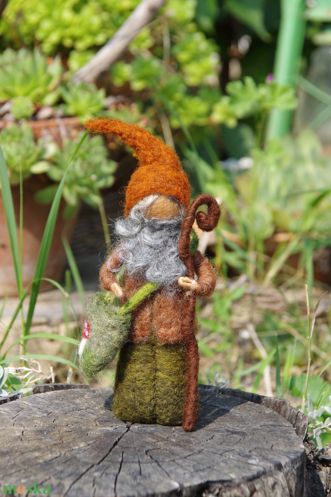 Erdei manó  - játék & sport - készségfejlesztő és logikai játék - montessori szivárvány, waldorf játékok - Meska.hu