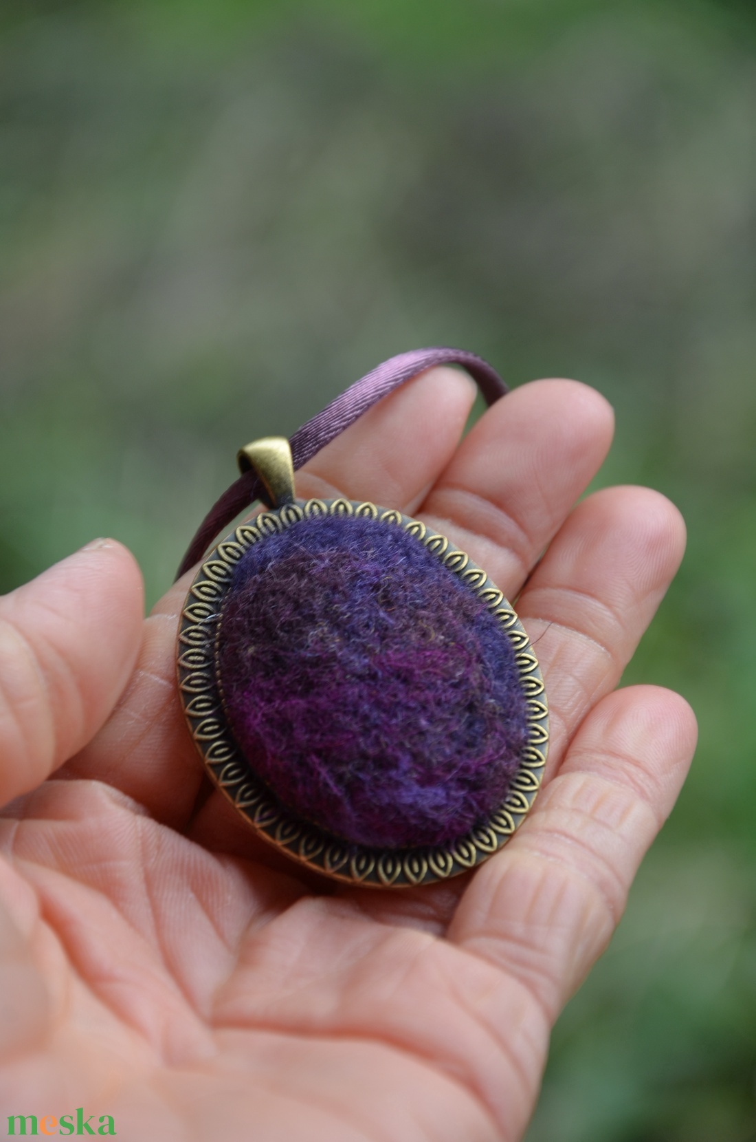 Nemez nyaklánc  - ékszer - nyaklánc - medálos nyaklánc - Meska.hu