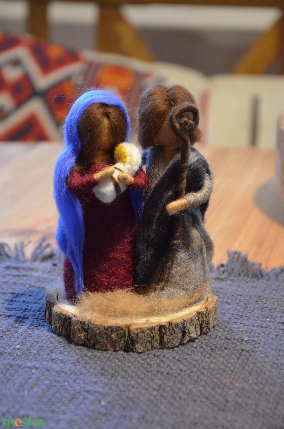 Szent család - karácsony - mikulás - mikulás beltéri dekoráció - Meska.hu