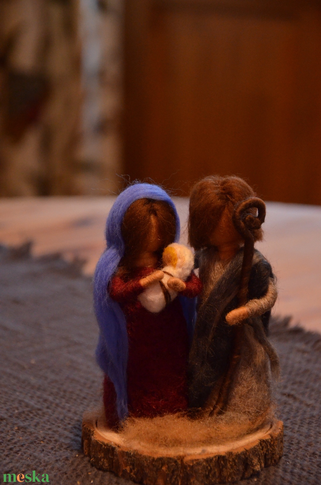 Szent család - karácsony - mikulás - mikulás beltéri dekoráció - Meska.hu