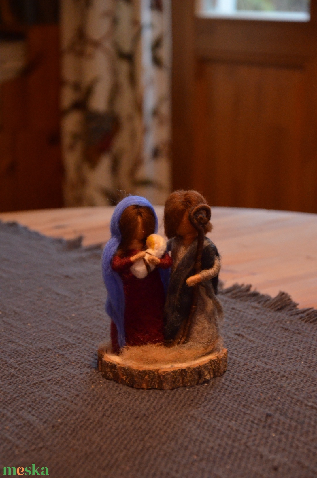 Szent család - karácsony - mikulás - mikulás beltéri dekoráció - Meska.hu