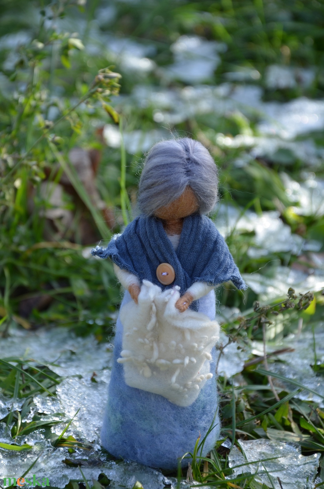 Holle anyó - karácsony - mikulás - mikulás beltéri dekoráció - Meska.hu