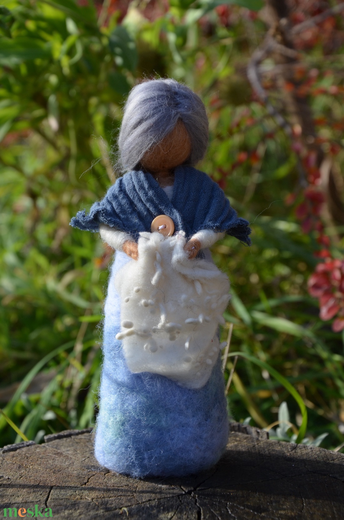 Holle anyó - karácsony - mikulás - mikulás beltéri dekoráció - Meska.hu