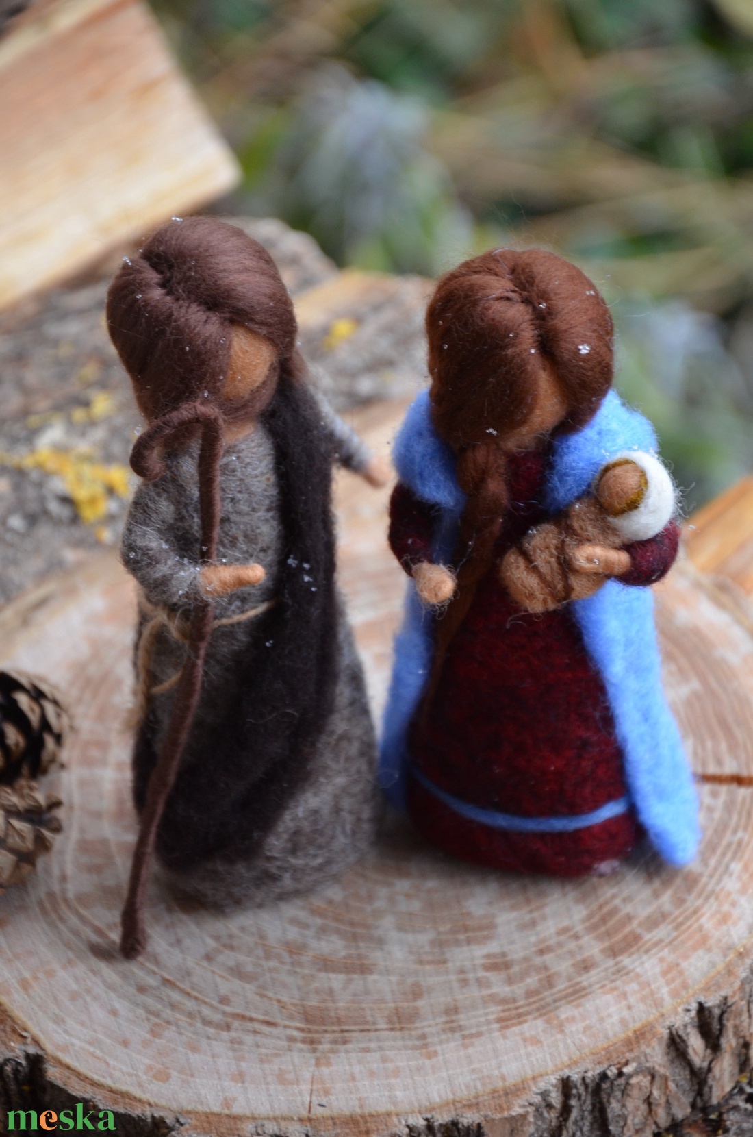 Szent család - karácsony - mikulás - mikulás beltéri dekoráció - Meska.hu