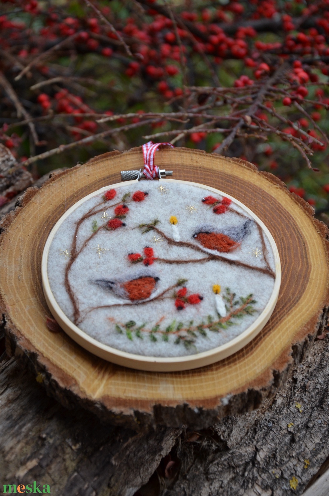 Vörösbegyek - játék & sport - készségfejlesztő és logikai játék - montessori szivárvány, waldorf játékok - Meska.hu